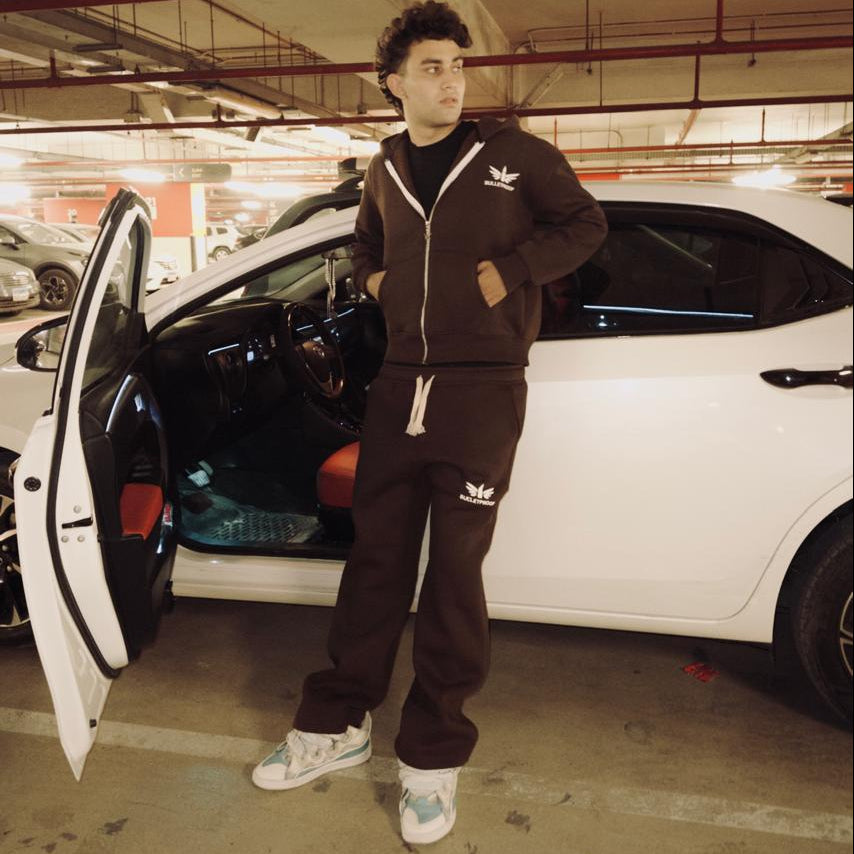 Wings Brown Sweatpants