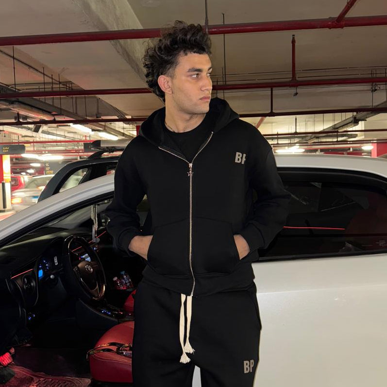 Legacy Black Zip Hoodie